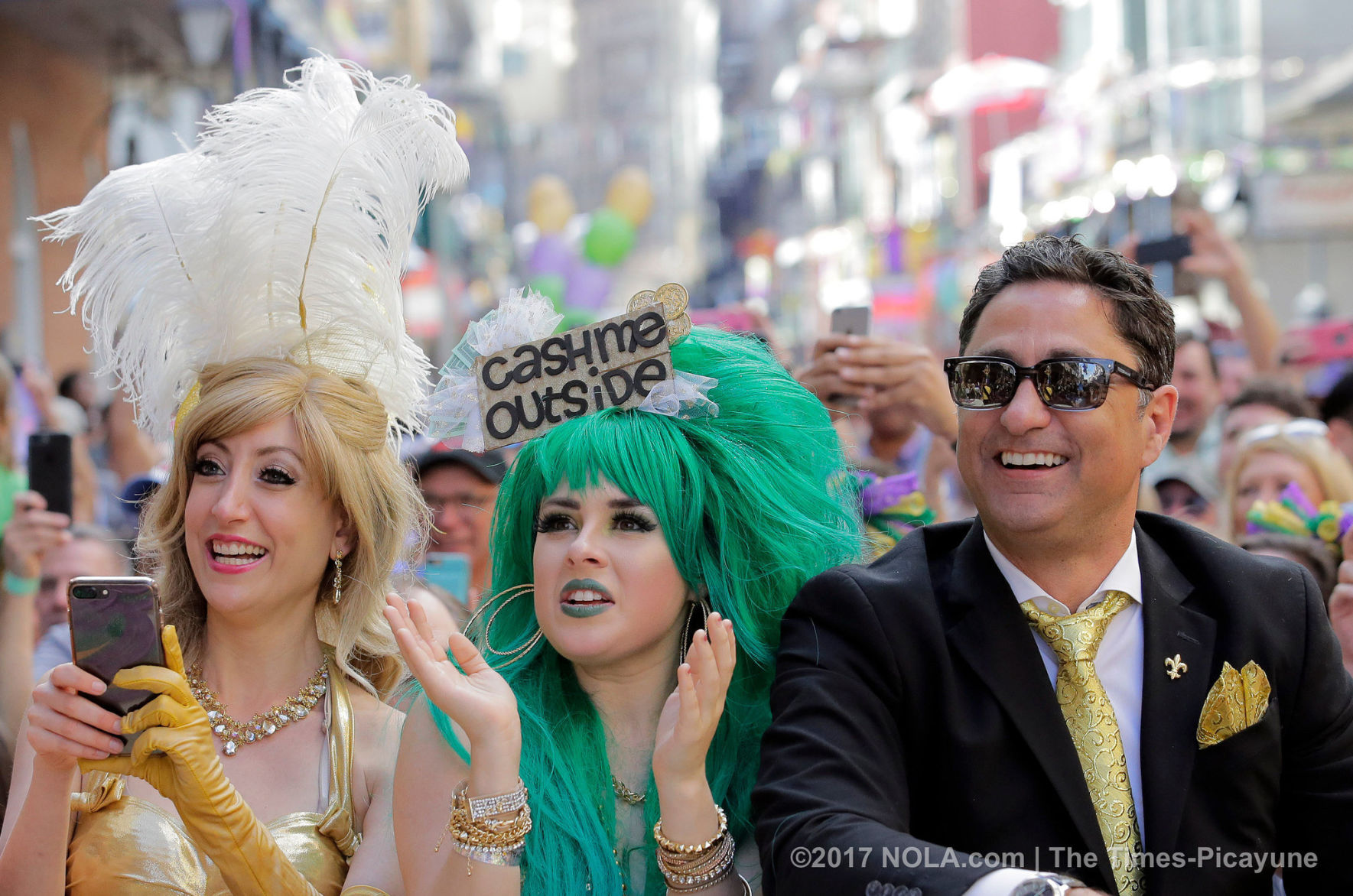 Only on Bourbon Street: Greasing of the Poles for Mardi Gras